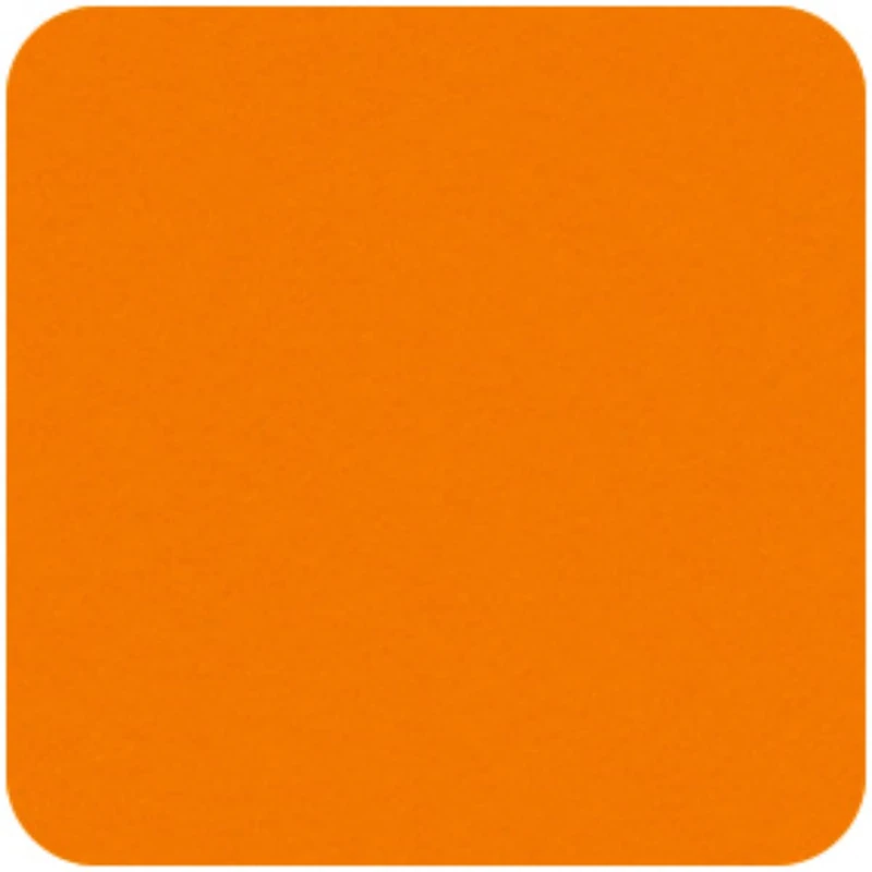 3mm Thick Acrylic Felt Baize Craft Poker Fabric Material Superbright Orange, 1Mtr - 150cm x 100cm