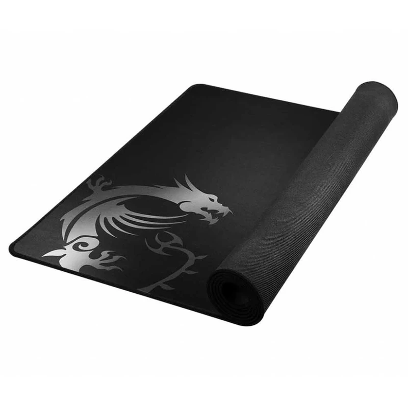 MSI AGILITY GD80 - XXXL Extended Gaming Mouse Pad, Silk Gaming Fabric Surface, Soft Seamed Edges, Anti-Slip Base - 1200 x 600 x 3 mm