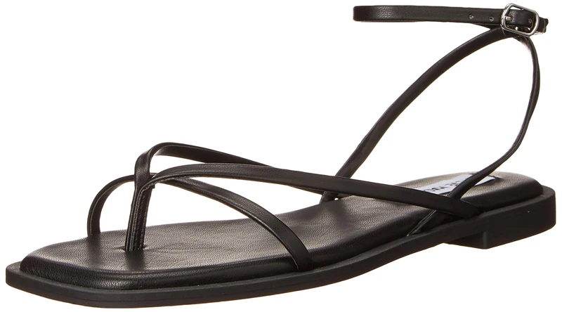Steve Madden Women's Agree Sandal, Black, 6.5 UK