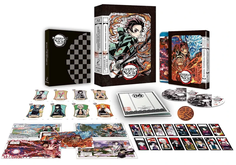 Generic TCHEF-8424365722469 Guardianes de la Noche Kimetsu no Yaiba Temporada 1, Copper, Multicoloured