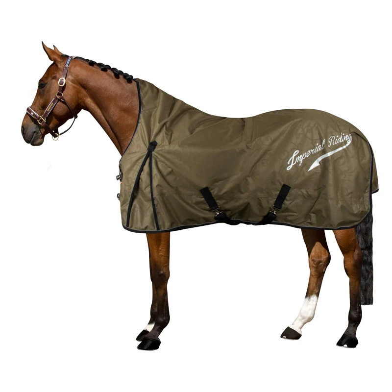 Imperial Riding IRHSuper-Dry Outdoor Blanket, 200 g, Olive Green, 195