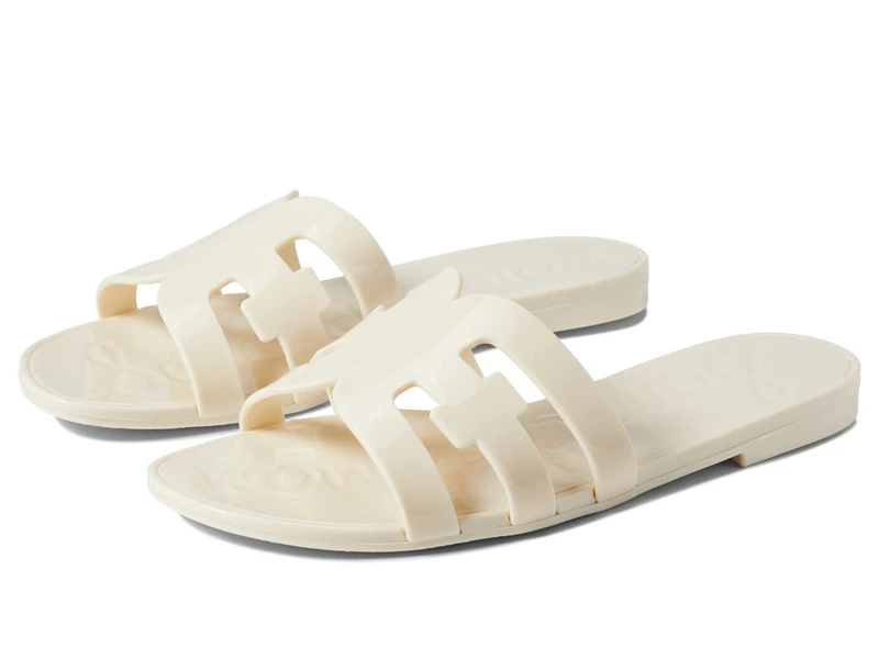 Sam Edelman Women's Bay Jelly Sandal, Modern Ivory, 12