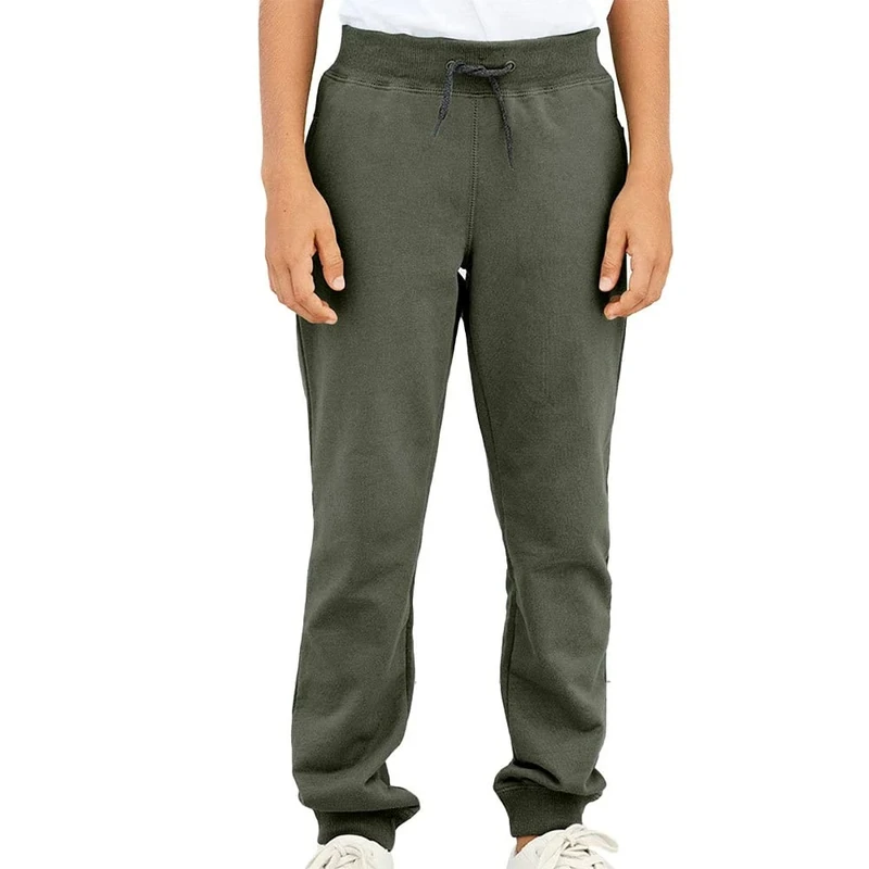 NAME IT Nkmsweat Bru Noos Girls' Trousers - Beetle 18-24 Months