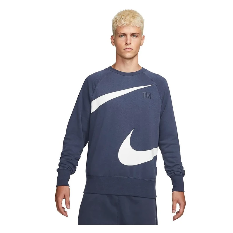 Nike Swoosh Sbb Longsleeve Shirt Thunder Blue/White S - Image 1