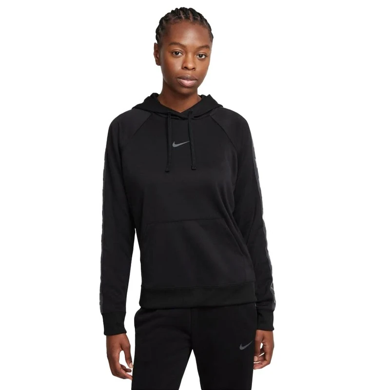 Nike Sw Pk Tape Hoodie Black L - Image 1