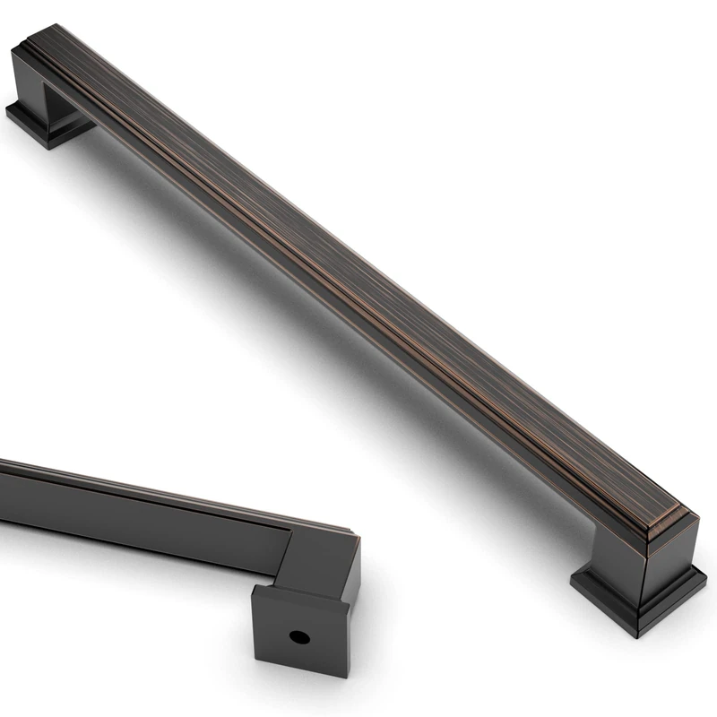Asidrama 10 Pack 7.5 Inch(192mm) Oil Rubbed Bronze Kitchen Cabinet Handles Cabinet Pulls Kitchen Cabinet Hardware for Cupboard Drawer Pulls