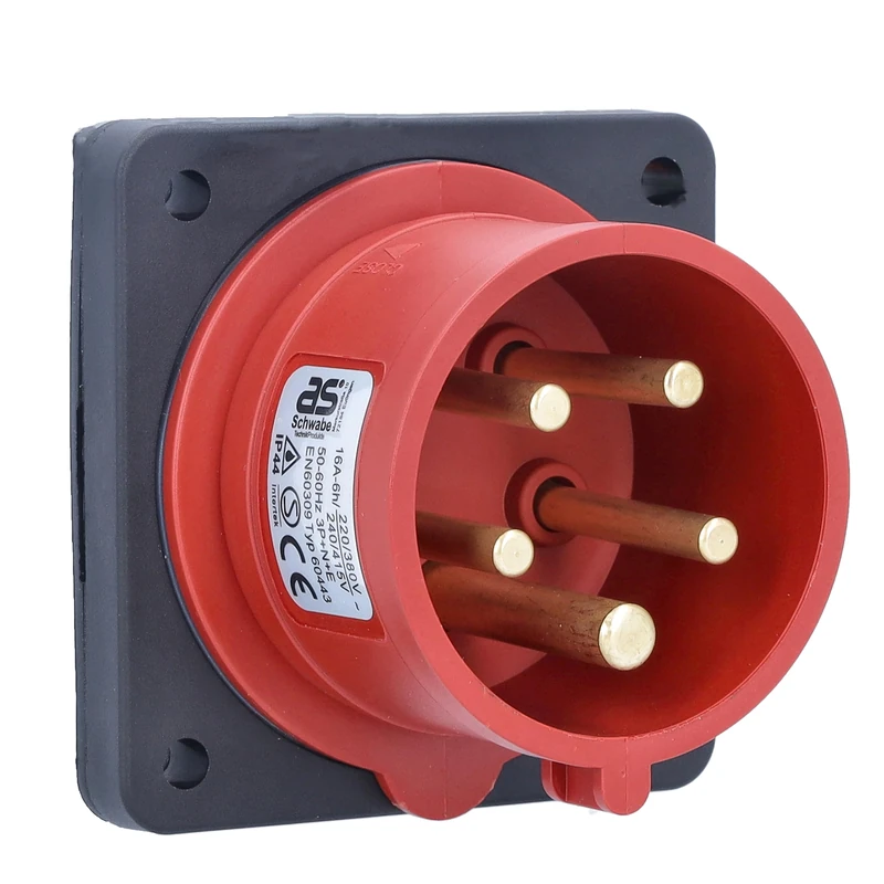as - Schwabe 60443 CEE plug 16 A 400 V 1 pc(s)