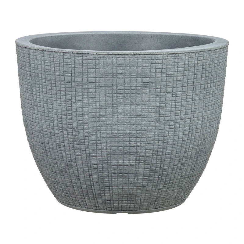 Scheurich Planter, Stony Grey, 11.5 - Image 1