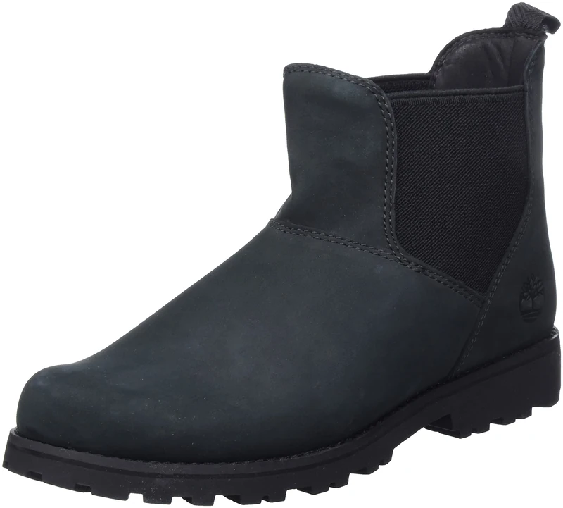 Timberland Boys' Asphalt Trail Chelsea Boot (Junior) Chukka Boot, jet black, 13 UK