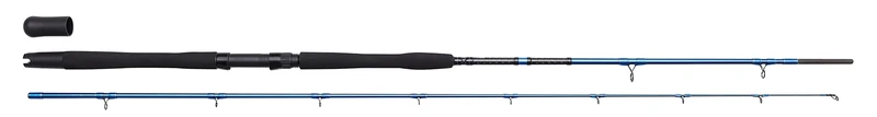 Savage Gear Lure Fishing Rod, SGS2 Trolling Game Spinning Rod For Predator Fish, Pike Perch Zander,2.44m Parabolic Action, Robust, Black, Unisex