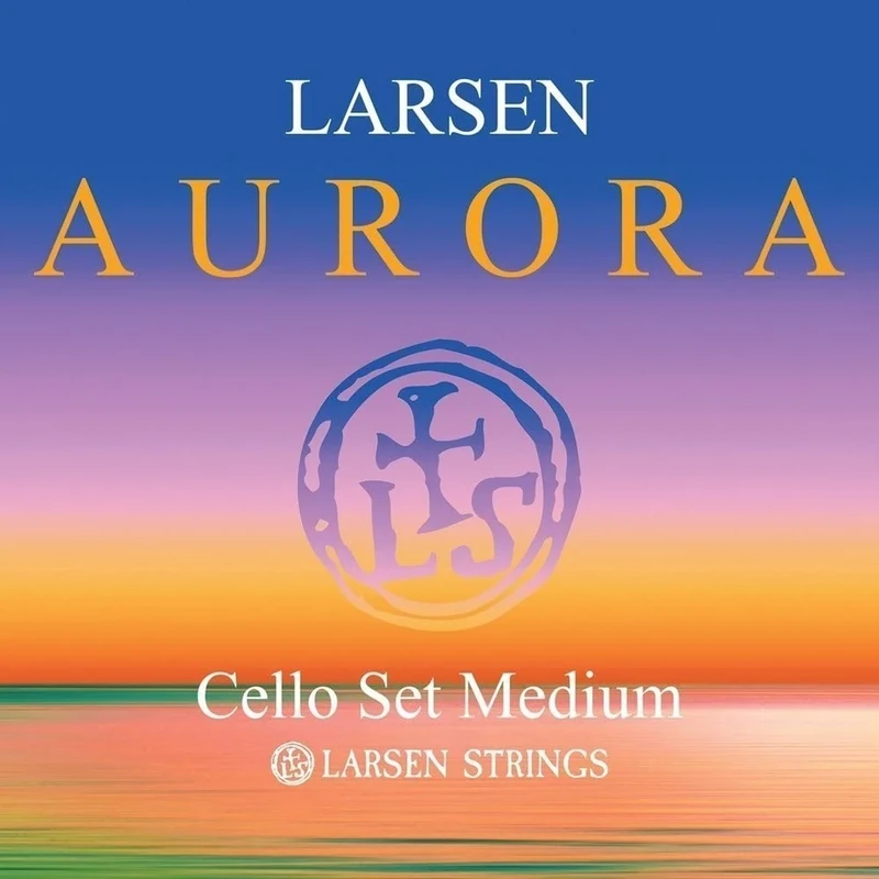 Larsen Aurora Cello 4/4-4-string set - Medium - Tension 59.1kg/ 130.3lbs