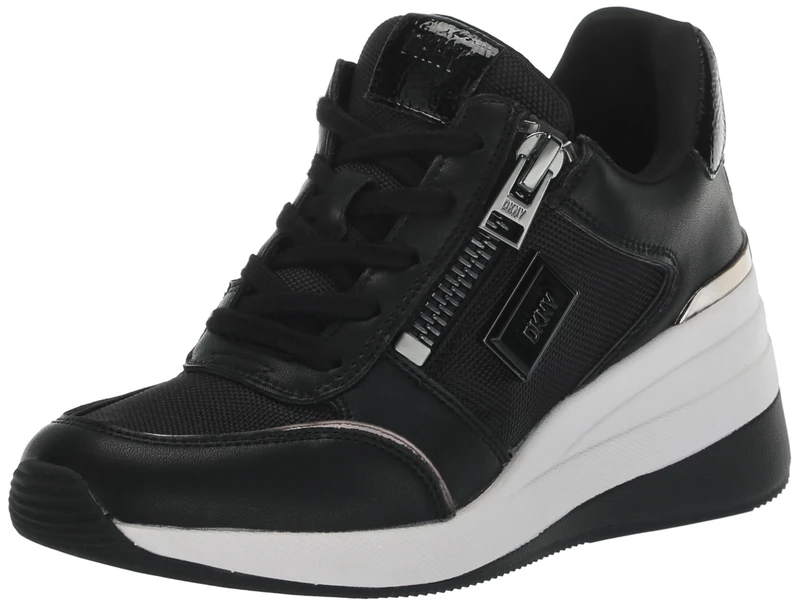 DKNY Women's Wedge Trainers, Black, 39 EU - Image 1