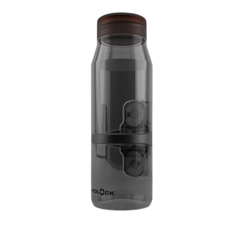 Fidlock Twist 800 Drinking Bottle with Connector Transparent Black