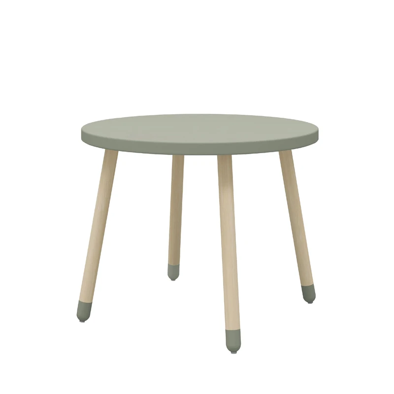Nordic Factory Children's Table Dots Natural Green - Image 1