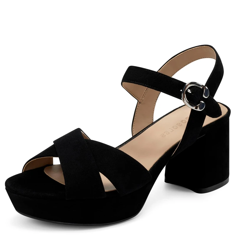 Aerosoles Cosmos Black Suede 5 B (M)