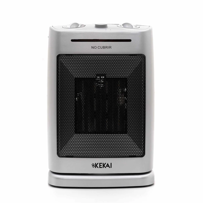 KEKAI Ceramic PTC oscillating heater Little Silver 1500W 20x15x30 cm. Brand