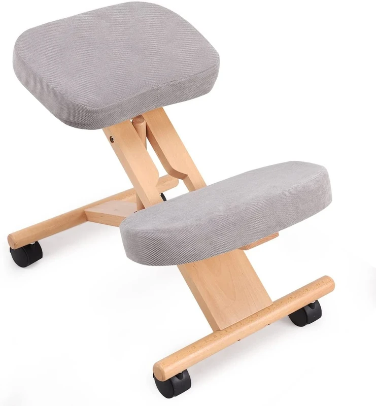 PRO 11 WELLBEING Ergonomic kneeling Chair With Height Adjustment 2 Colours (Grey)