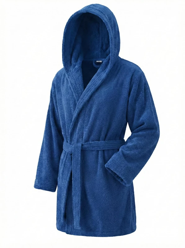 Top Towels Elegant Women's and Men's Bathrobe 100% Cotton 500 g/m² with Hood or without Hood – Soft and Absorbent for Shower, Spa and Pool