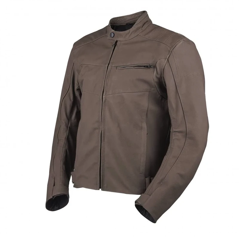 KSK KAROK Leather Jacket Brown CE Certified Level AA According to EN17092, Size L, L