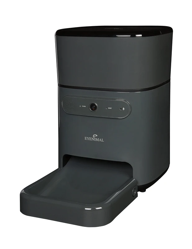 EYENIMAL Smart Tiny Pet Feeder - Connected kibble dispenser with camera for cats and dogs