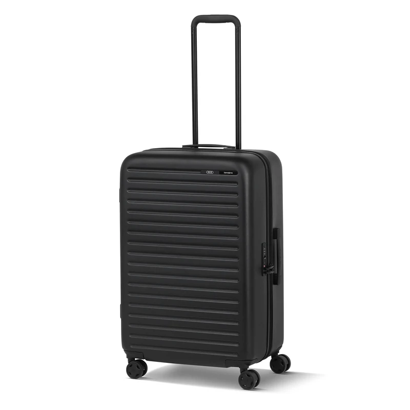 Audi 3152100700 Trolley Hard Shell Travel Suitcase Black