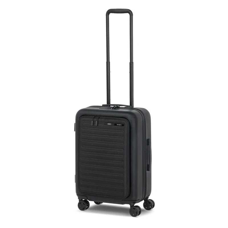 Audi 3152100600 Hard Shell Cabin Luggage Travel Suitcase Black,Standard Size