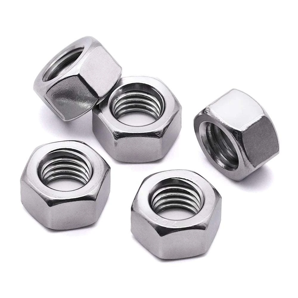 TERF® M30 Hex Hexagon Nut M30 (30mm) Steel Hex Full Nuts - Pack of 4