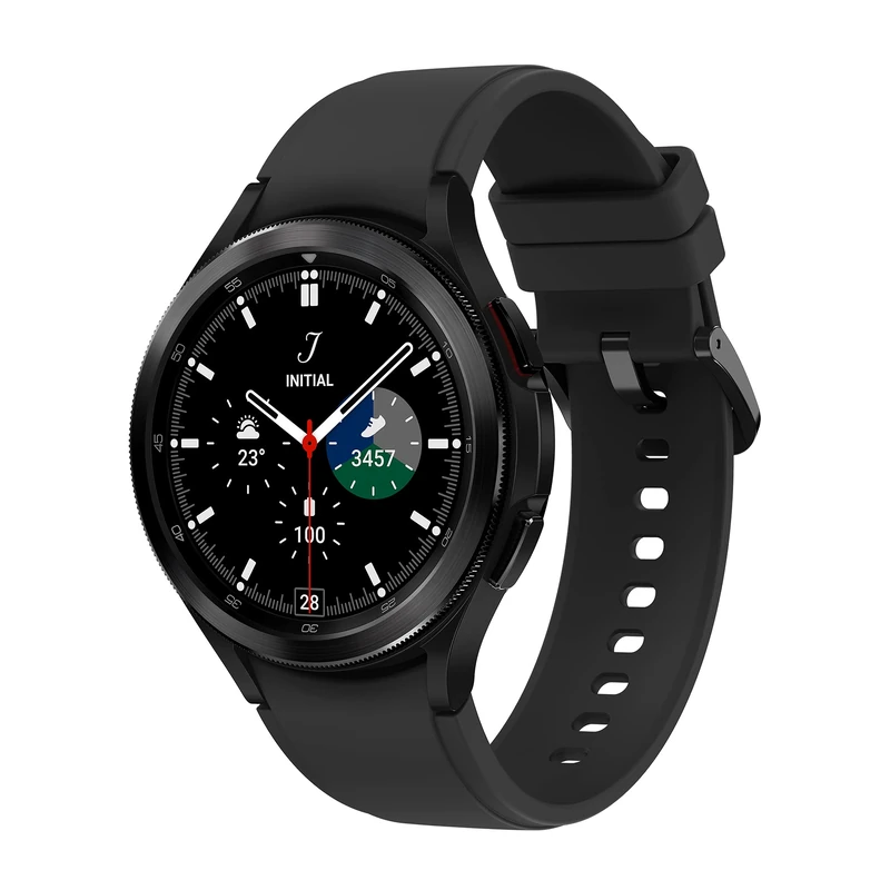 Samsung Galaxy Watch4 Classic, Round LTE Smartwatch, Wear OS, Rotating Bezel, Fitness Watch, Fitness Tracker, 46 mm, Black