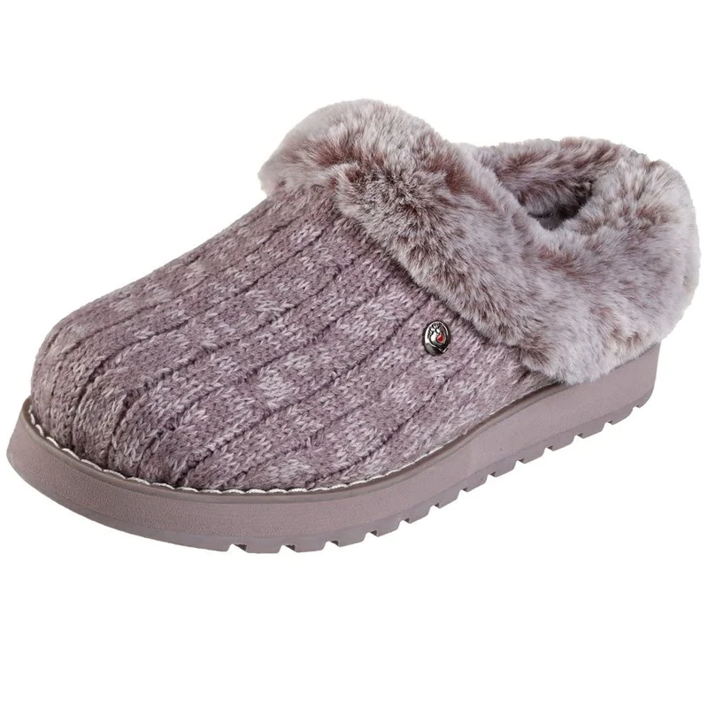 Skechers Womens Keepsakes Ice Angel Slipper, Mauve, 5 UK