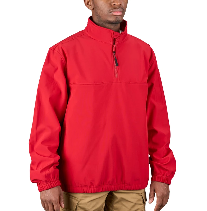 Propper Unisex's 1/4 Zip Soft Shell Job Shirt Hiking, Red, XXL