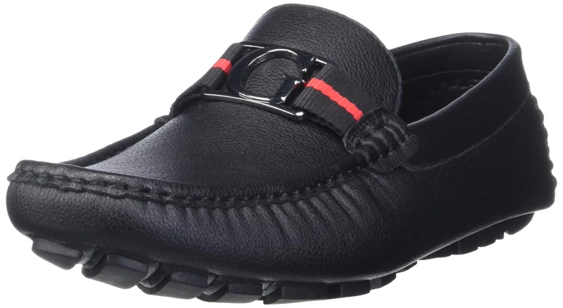 GUESS Men's Askers Loafer, Black, 9 UK