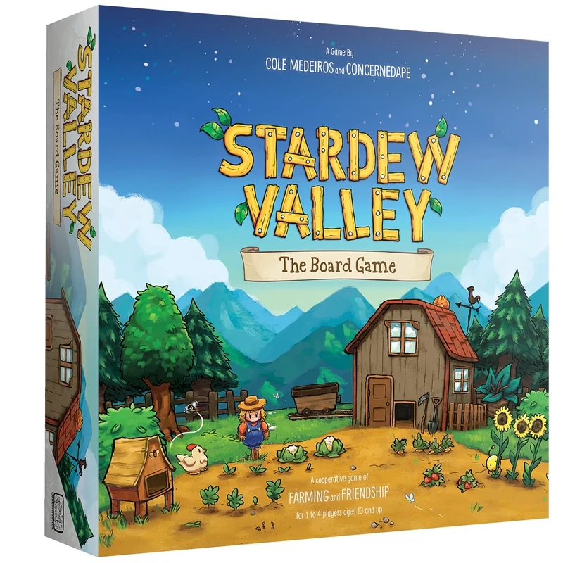 ConcernedApe LLC | Stardew Valley: The Board Game | Board Game | Ages 14+ | 1-4 Players | 45-200 Minutes Playing Time