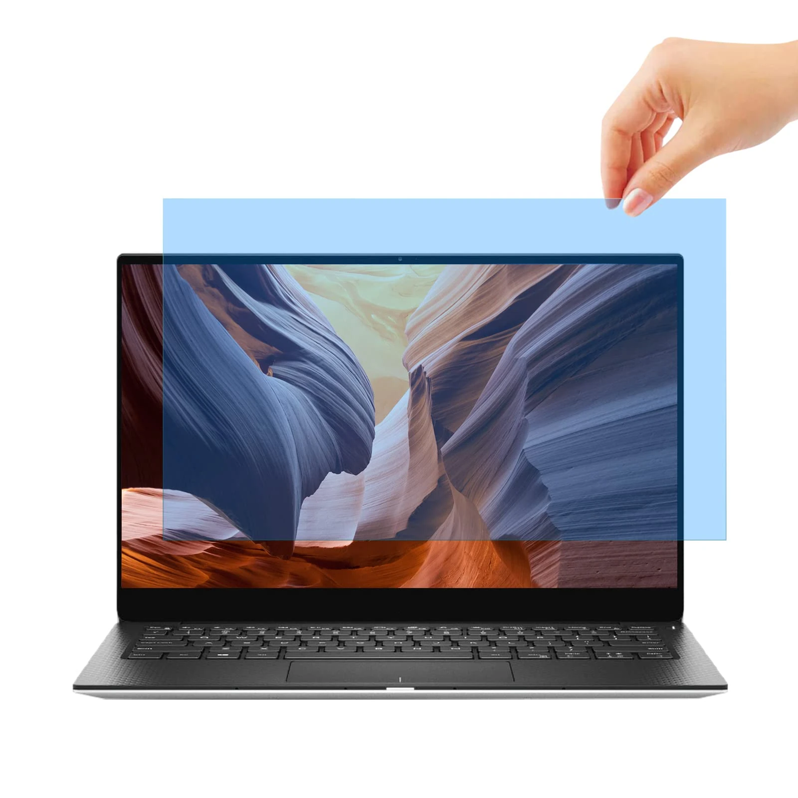 PaceBid Removable 14" Laptop Premium Anti Blue Light Screen Protector, Anti Glare Filter Film, Eye Protection Blocks Excessive UV Blue Light Screen Protector for 14 Inch PC Laptop (16:9)