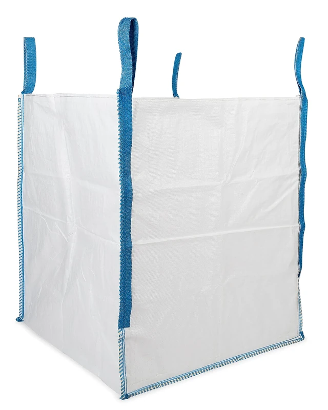 DURASACK Heavy Duty Builder's Bag - 200 Gallon White Woven Polypropylene Construction and Demolition Bulk Bag - Pack of 10