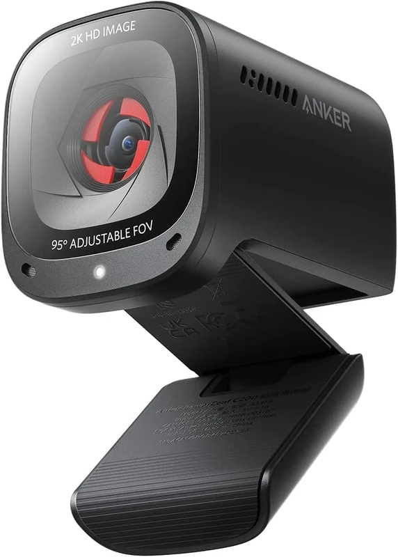 Anker PowerConf C200 2K Webcam - AI Noise Canceling Mic