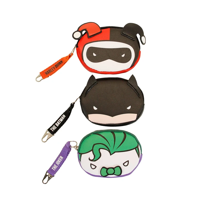 karactermania Batman Assorted DC-Chibi Pill Purse Display, Multicolour