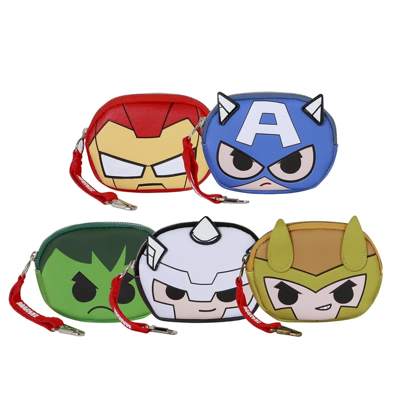 karactermania Marvel Assorted Marvel-Chibi Pill Purse Display, Multicolour - Image 1