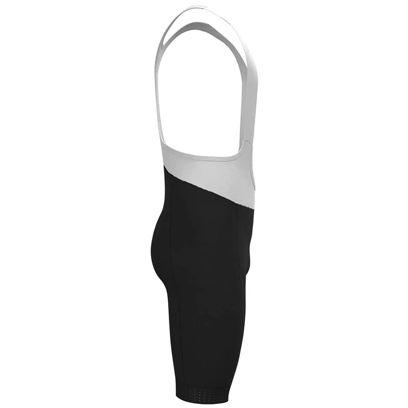 ODLO Men's Zeroweight bib Shorts, White - Black, XXL