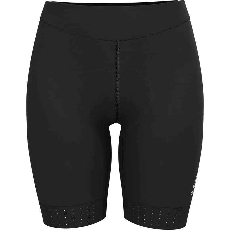 ODLO Women's Zeroweight Tight Shorts, Black, XS - Image 1