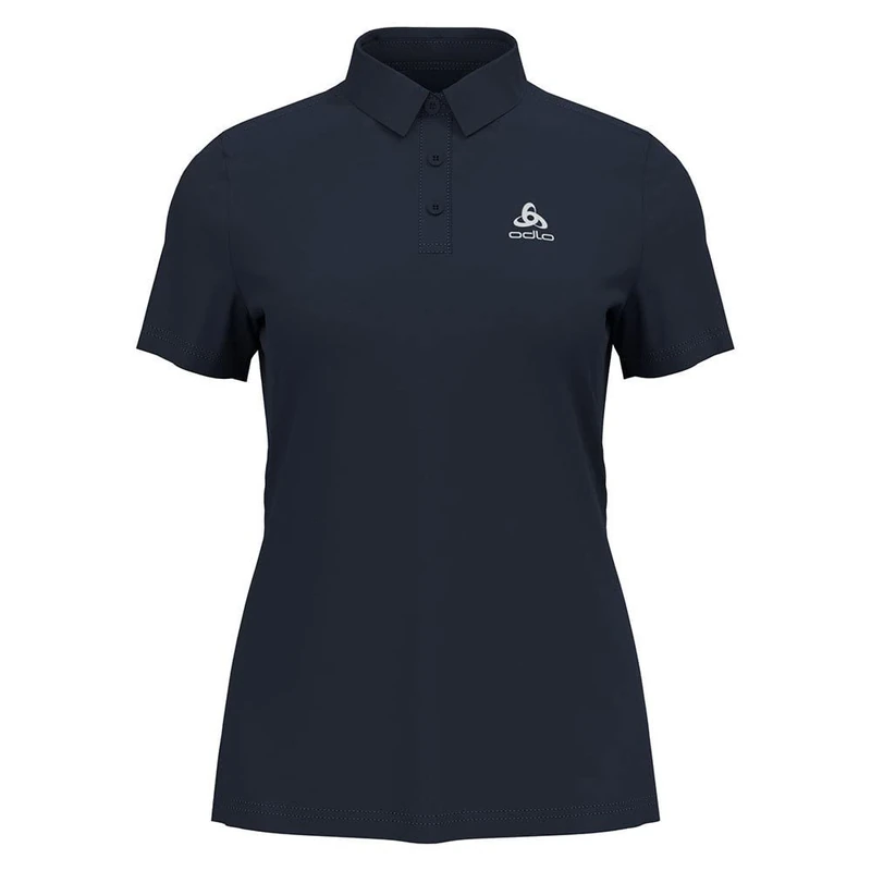 ODLO Women's CARDADA Polo Shirt, Dark Sapphire, L