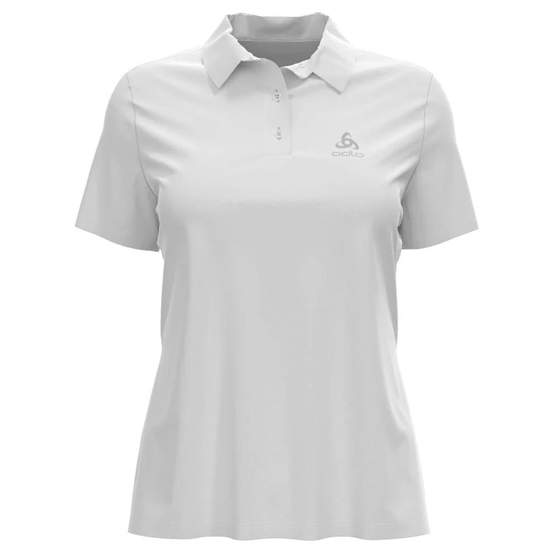 ODLO Women's CARDADA Polo Shirt, White, XS