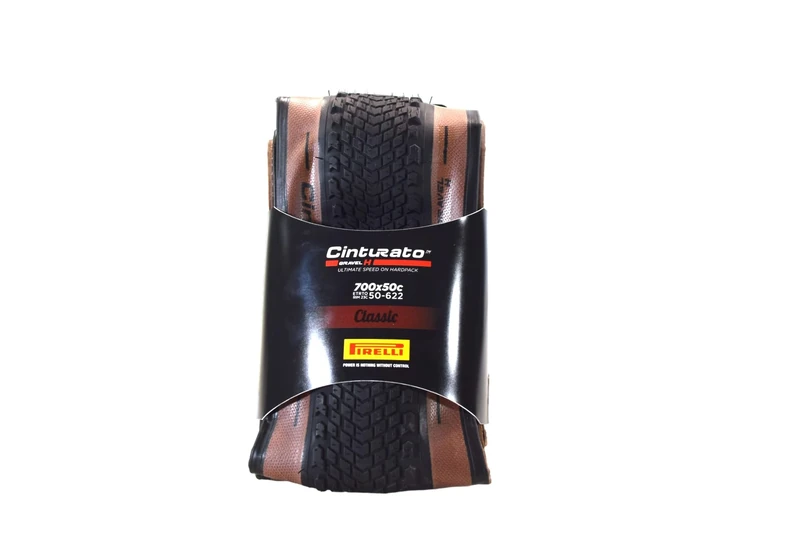 Pirelli Cinturato Gravel H Bike Tyre, Size 50-622, Classic Tan Wall