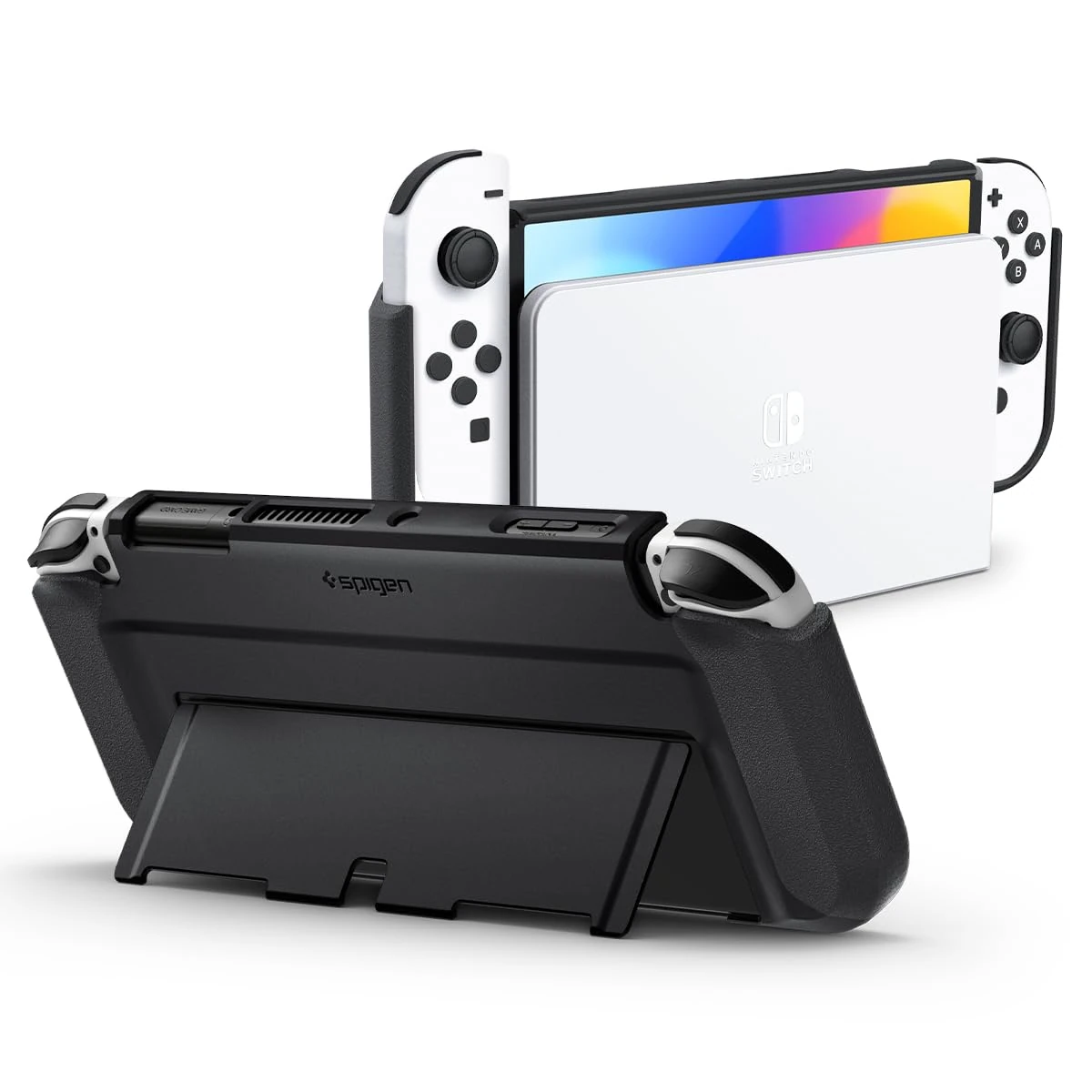 Spigen Thin Fit Case Compatible with Nintendo Switch OLED - Black