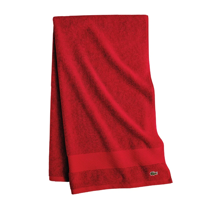Lacoste Heritage Supima Cotton Bath Towel, Formula One, 30" x 54"