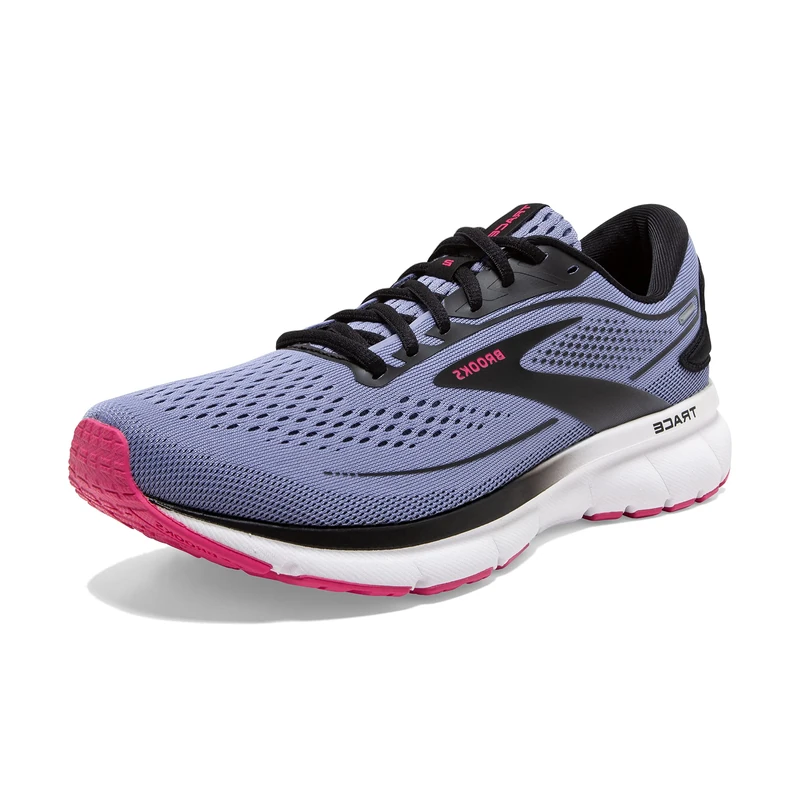 Brooks Women's Trace 2 Running Shoe Purple Impression Black Knocko 6 UK Narrow,Purple Impression Black Knocko,6 UK Narrow