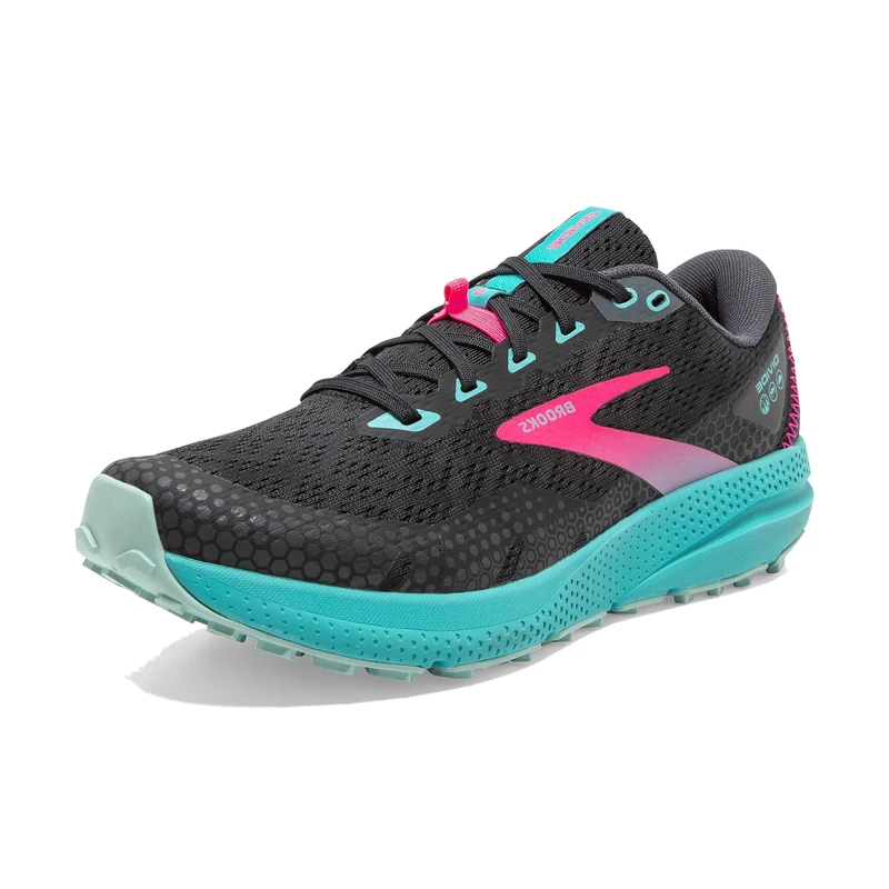 Brooks Divide 3, Women's Running Shoes, Black Black Ebony Porcelain, 38.5 EU Stretta