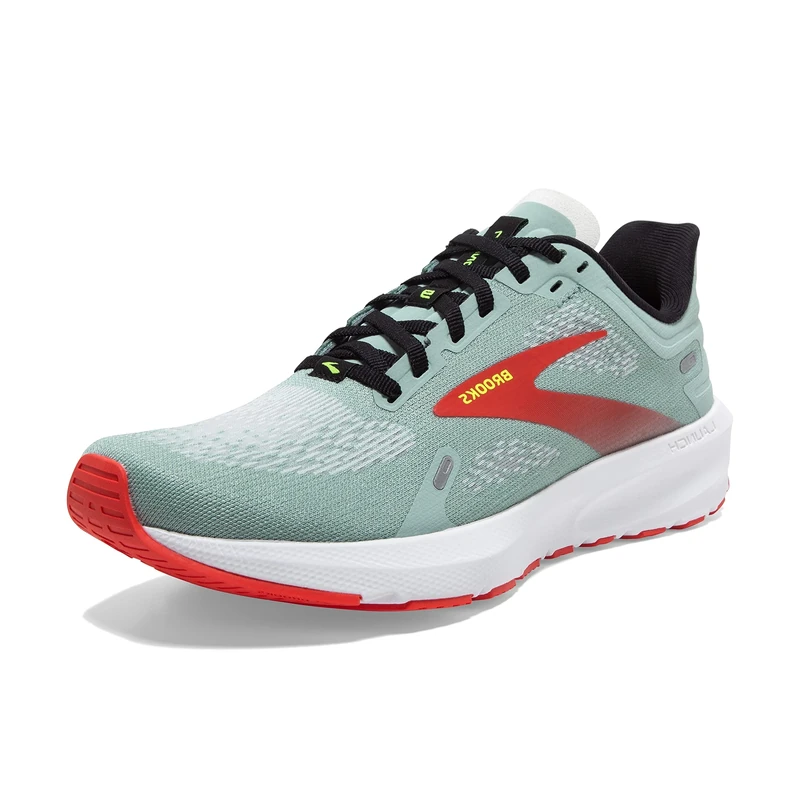 Brooks Women's Launch 9 Running Shoe, Blue Surf Black Cherry Tomato, 4.5 UK - Image 1