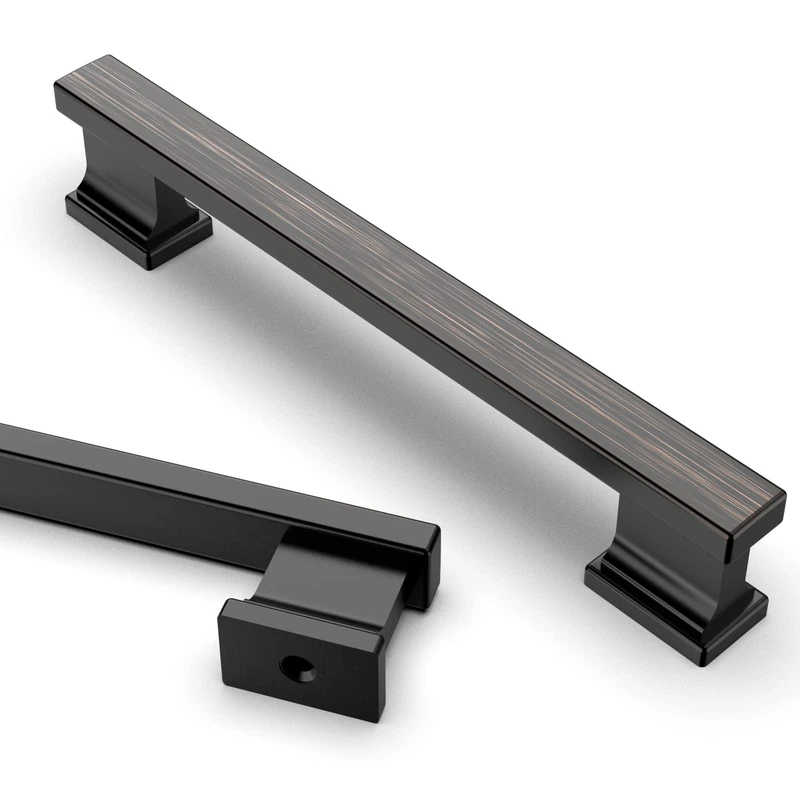 Asidrama 20 Pieces 128mm Oil Rubbed Bronze Kitchen Cabinet Handles Cabinet Handles Kitchen Cabinet Hardware for Cabinet Drawer Dresser Handles