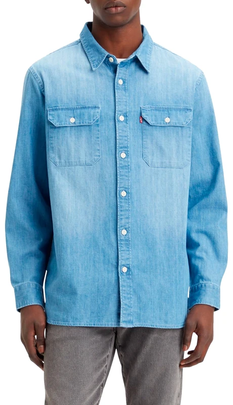 Levi's Men's Jackson Worker Shirt, Franklin Light WASH,