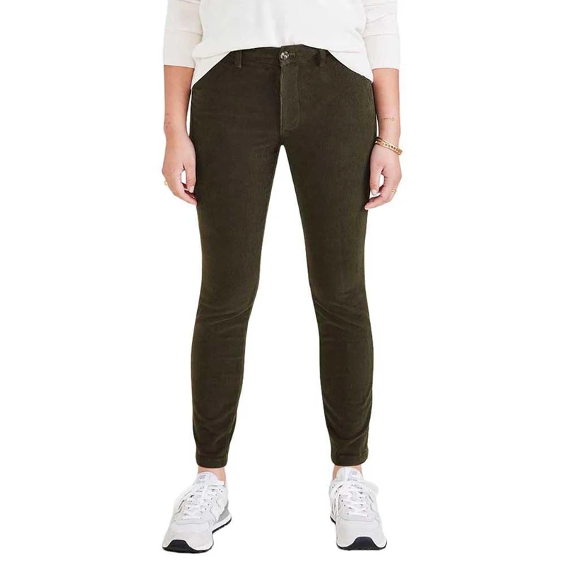 DOCKERS Women's Weekend Chino Skinny Pants, FOREST NIGHT, 32W Extra Long